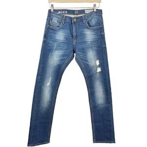 J Rag Y2K Distressed Straight Leg Jeans Size 29 ( Style JR3525)
